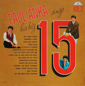 Anka, Paul - V2 Sings His Big 15 (Mono)