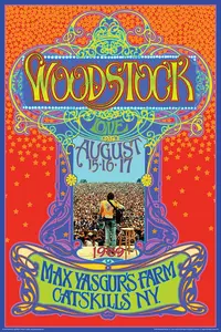 Poster - Woodstock Max Yasgurs Farm